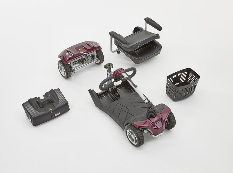 Motion Airium Mobility Scooter Lightweight Pavement (Purple)