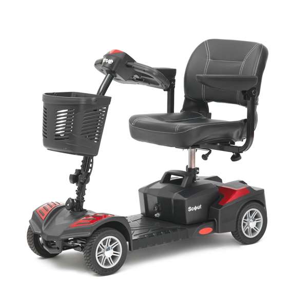 Drive Devilbiss Scout Venture Mobility Scooter MS009RD (Red)