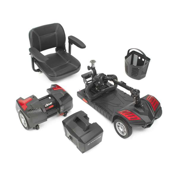 Drive Devilbiss Scout Venture Mobility Scooter MS009RD (Red)