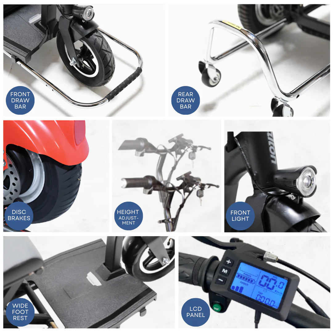 Betty And Bertie Ren Easy Folding Mobility Scooter (Black)