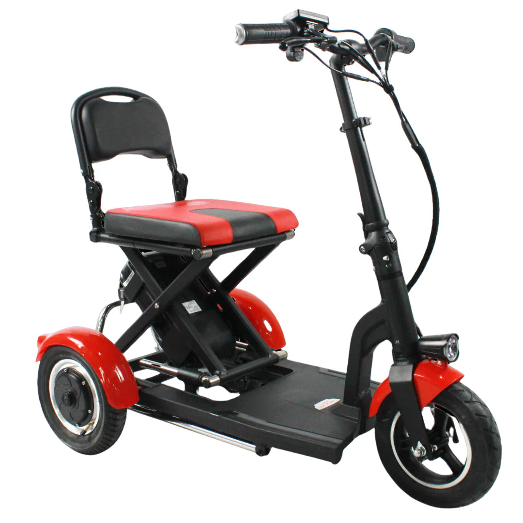 Betty And Bertie Ren Easy Folding Mobility Scooter (Red & Black)